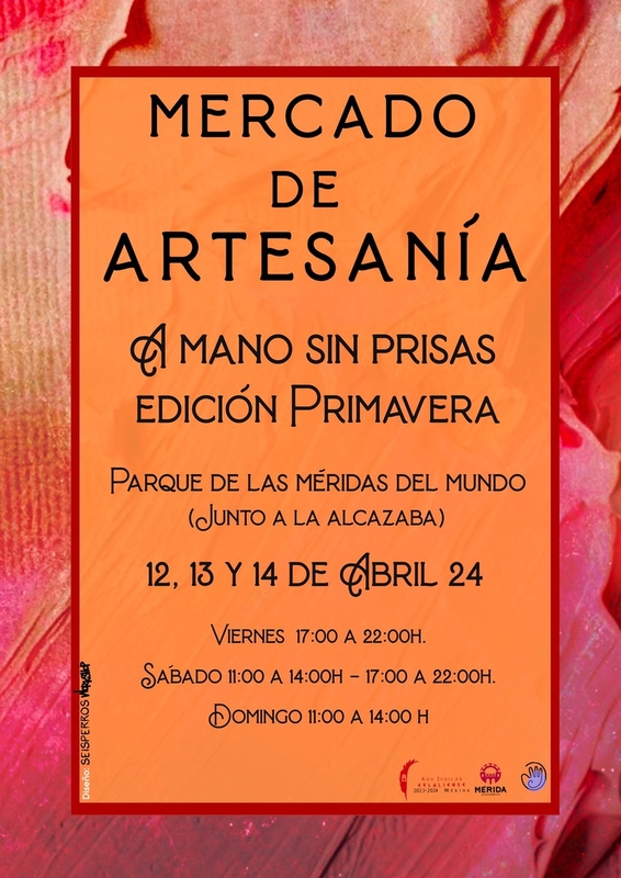 El Parque de las Méridas del Mundo acoge durante este fin de semana una nueva edición del Mercado de Artesanía “A mano sin prisas”