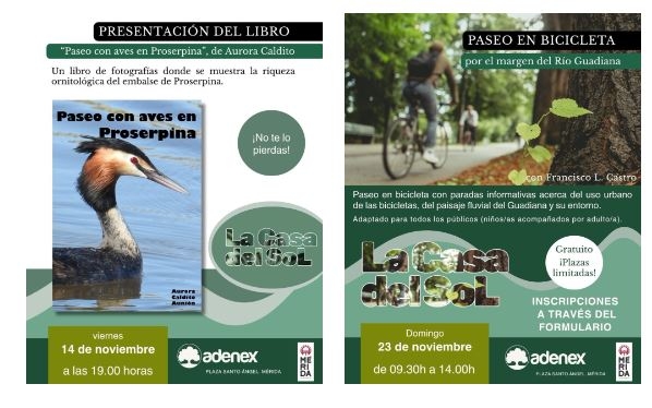 El programa de Educación Ambiental Comunitaria ofrece tres actividades en este mes de noviembre