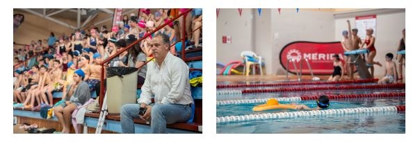 Más de 350 escolares de 13 centros educativos participan en la clausura del primer periodo del Programa de Natación en La Argentina