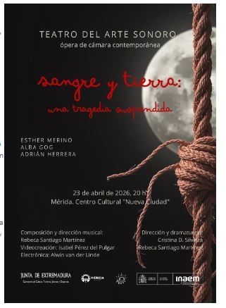‘Sangre y tierra’, ópera de cámara contemporánea basada en Bodas de Sangre se pone en escena el jueves, en el Centro Cultural de Nueva Ciudad