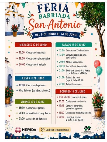 La nueva directiva de la Asociación Vecinal de San Antonio recupera la Semana Cultural del barrio tras casi dos décadas sin celebrarse