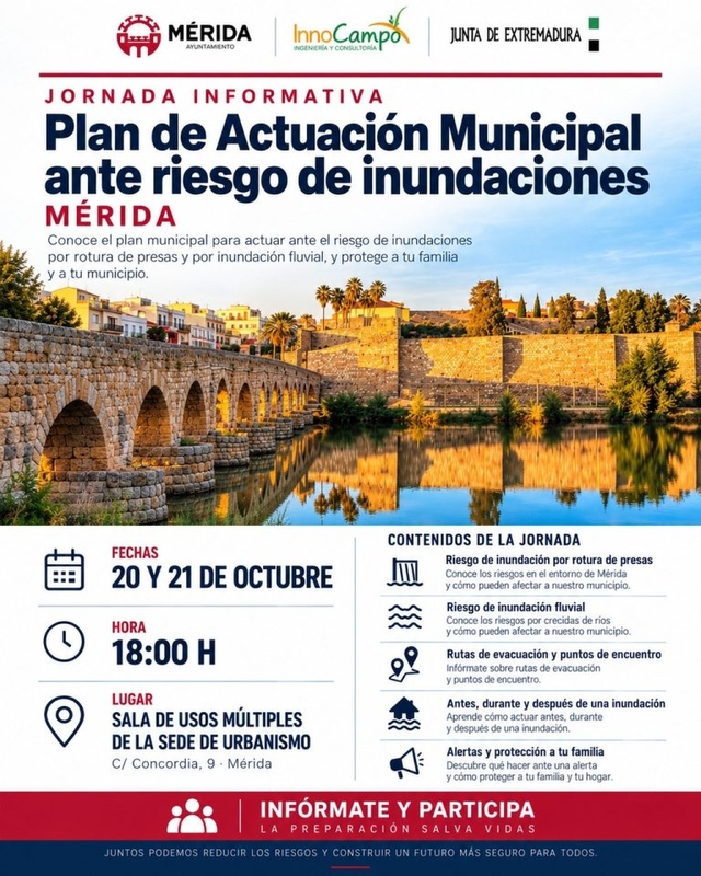 El Ayuntamiento trabaja en la planificación y coordinación municipal para la prevención y respuesta ante el riesgo de inundaciones e incendios