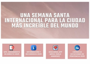 Las procesiones de Semana Santa tendrán seguimiento por GPS a través de la web y la nueva aplicación móvil