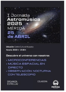 La I Jornada de Astromúsica convertirá la terraza del centro cultural Alcazaba  en un observatorio