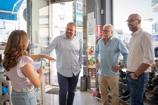 El Alcalde visita tres negocios locales de diferentes sectores destacando su aportación al tejido empresarial de la ciudad