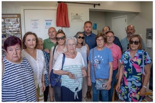 Homenaje a Tomás Liberal Bachiller en el centro de mayores de la Zona Sur
