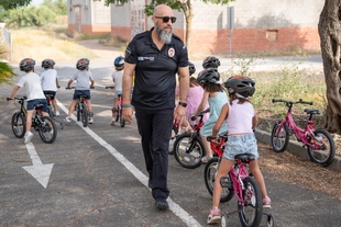 Visita del CEIP Giner de los Ríos al Centro de Educación Vial
