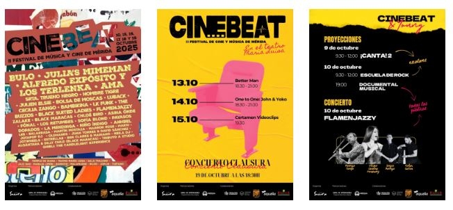 La segunda edición del Festival CineBeat, que une cine y música, trae 40 conciertos que se celebrarán en distintos locales de la ciudad
