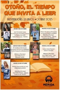 La Biblioteca programa cinco presentaciones literarias para este mes de octubre