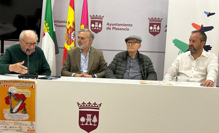 El Festival de Flamenco García Matos llega a su XXVI edición dentro de las celebraciones del 50 aniversario de la peña flamenca placentina
