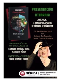 Bárbara Serván presenta mañana en la Biblioteca Municipal su novela negra Rubí Polix