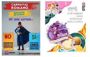 El Ayuntamiento de Mérida refuerza su compromiso con la igualdad, el respeto y la inclusión durante el Carnaval Romano 2026