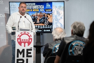 Mérida acogerá en septiembre la II Concentración Mototurística Ciudad de Mérida, con una previsión de 5.000 asistentes