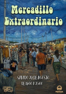 Este sábado, 29 de agosto, de 19 a 23 horas, se celebra el Mercadillo en el aparcamiento del recinto ferial