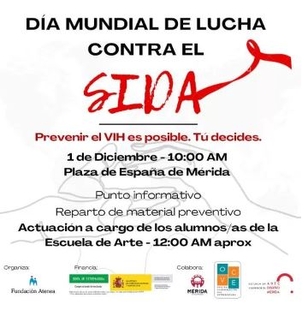 El Ayuntamiento se suma a los actos institucionales conmemorativos del Día Mundial del SIDA