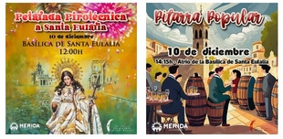 Una gran petalada pirotÃ©cnica recibirÃ¡ a Santa Eulalia a su llegada a la BasÃ­lica el prÃ³ximo domingo